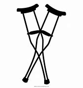 Image result for Man On Crutches Cartoon