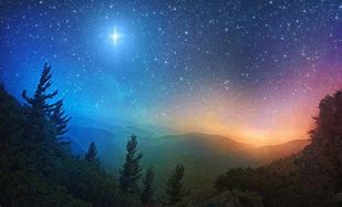 Image result for Christmas Star in Night Sky