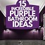 Image result for Bathroom Paint Purple