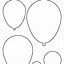 Image result for Printable Blank Balloons