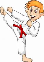 Image result for Karate Boy Clip Art