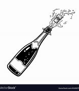 Image result for Popping Champagne Bottle Vector