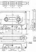 Image result for Compact Cassette Tape Dimensions