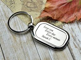 Image result for Engravable Gold Key Chains