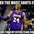 Image result for NBA Memes Kobe