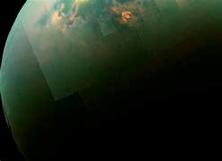 Image result for Titan Moon of Saturn Sunset