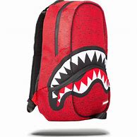 Image result for Red Green Black and White Sprayground Backpack