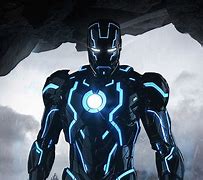 Image result for Neon Iron Man