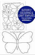 Image result for Free Printable Butterfly Wing Template