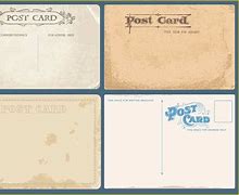 Image result for Vintage Postcard Template