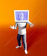 Image result for Man with a Computer for a Head