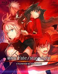 Image result for Fate Stay Night Unlimited Blade Works Blu-ray
