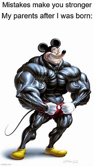 Image result for Buff Mickey Meme