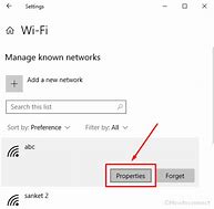 Image result for Manage Known Networks