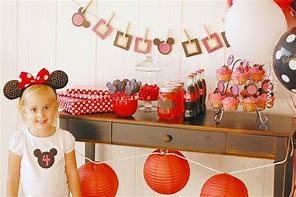 Image result for Minnie Mouse Birthday with Flowers