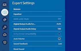 Image result for Samsung Smart TV Audio Settings