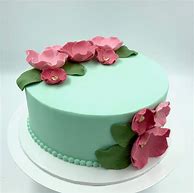 Image result for Mint Green Birthday Cake