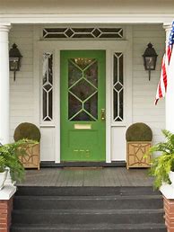 Image result for Green Front Door