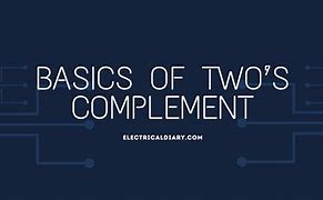 Image result for Two's Complement Example