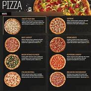 Image result for Pizza Menu Items