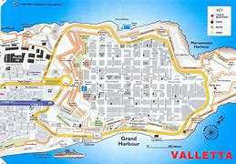 Image result for Valletta Malta Attractions Map