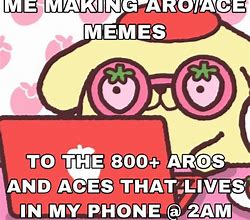 Image result for Aroace Memes