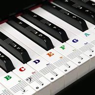 Image result for Piano Key Notes Stickers