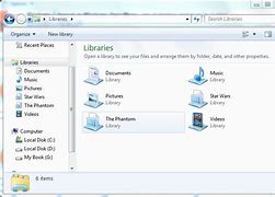 Image result for Library Folder On PC