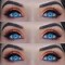 Image result for Blue Cat Eye Contact Lenses