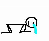 Image result for Stickman Crying with Hands in the Air Meme