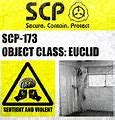 Image result for SCP-173 Label