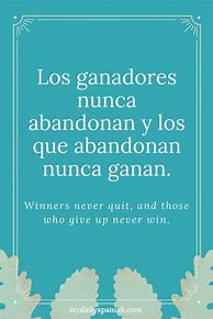 Image result for Spanish Motivational Quotes