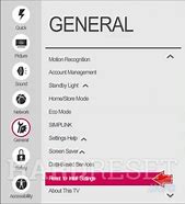 Image result for Factory Reset LG TV