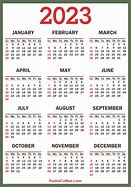 Image result for 2023 Calendar to Print