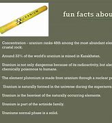 Image result for Interesting Facts About Uranium