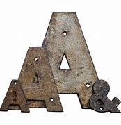 Image result for Wroght Iron Letters