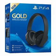 Image result for PlayStation 4 Gold Wireless Stereo Headset