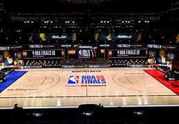 Image result for NBA Bubble Finals Court