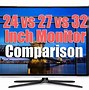 Image result for 24 vs 32 Inch Monitor