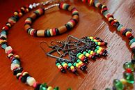 Image result for Glass Bead Necklace Designs