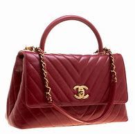 Image result for Red Quilted Chanel Bag