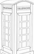 Image result for London Phone Box Colouring