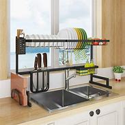 Image result for Cabinet Dish Drying Rack