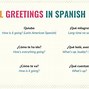 Image result for Spanish Language Greetings