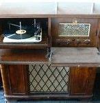 Image result for Images Old Radio and Phonograph Record Player