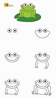 Image result for How to Draw a Cartoon Frog