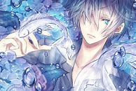 Image result for Anime Little Boy with Blue Hair