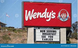 Image result for Wendy's Signage