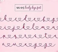 Image result for Calligraphy Letters with Hearts