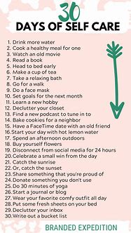 Image result for 100 Self Care Tips Printable